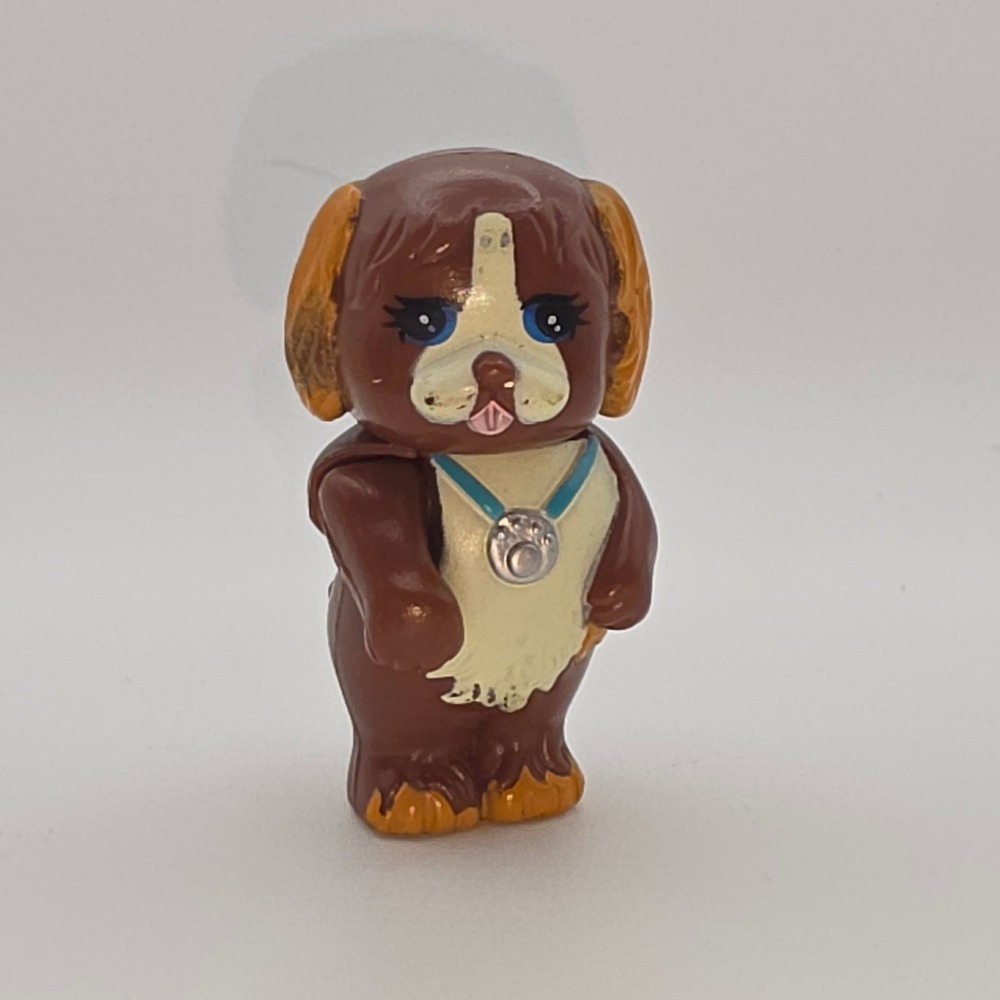 Kenner Littlest Pet Shop Mini Puppy Brown Fair 1993 Figure
